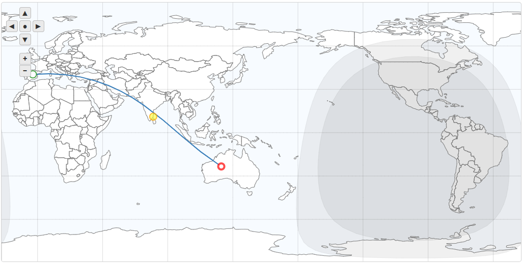 Australian Space Weather HF Prediction example